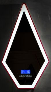 Зеркало с подсветкой ABBER Stein AS6611R 45см красный